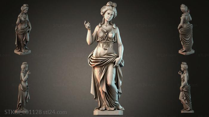 Statues of girls (STKGI_001128) 3D models for cnc