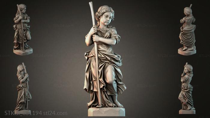 Statues of girls (STKGI_001194) 3D models for cnc