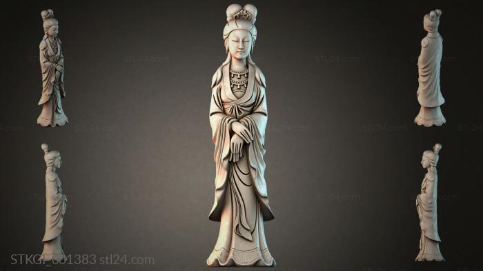 Statues of girls (STKGI_001383) 3D models for cnc