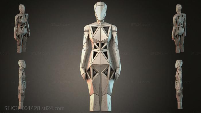Statues of girls (STKGI_001428) 3D models for cnc