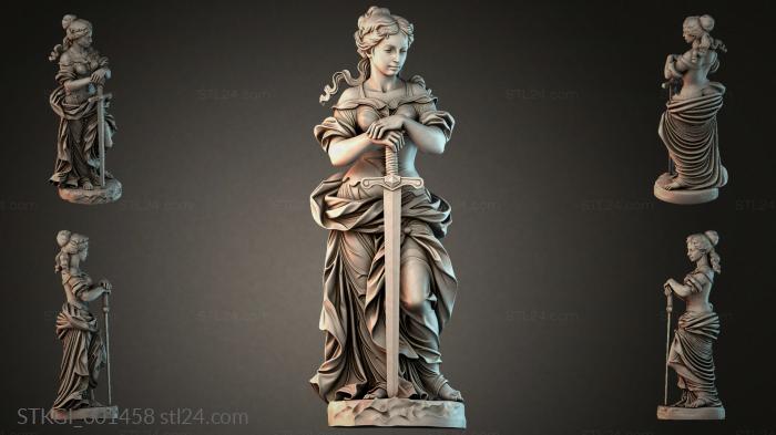 Statues of girls (STKGI_001458) 3D models for cnc
