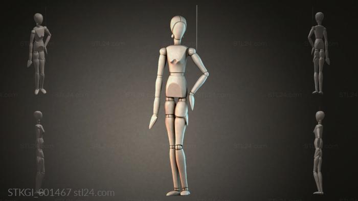 Statues of girls (STKGI_001467) 3D models for cnc