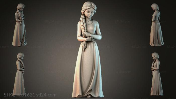 Statues of girls (STKGI_001621) 3D models for cnc