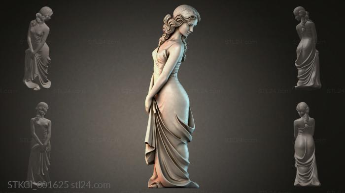 Statues of girls (STKGI_001625) 3D models for cnc