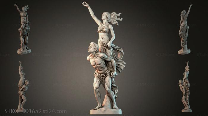 Statues of girls (STKGI_001659) 3D models for cnc