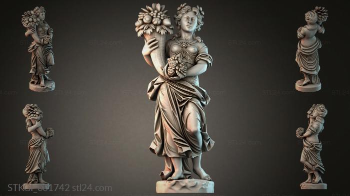 Statues of girls (STKGI_001742) 3D models for cnc