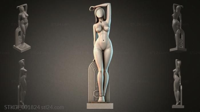 Statues of girls (STKGI_001824) 3D models for cnc