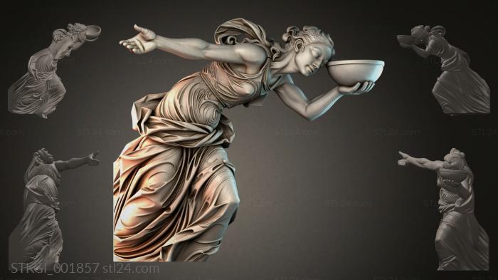 Statues of girls (STKGI_001857) 3D models for cnc