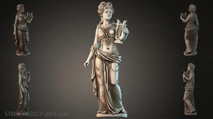 Statues of girls (STKGI_002027) 3D models for cnc