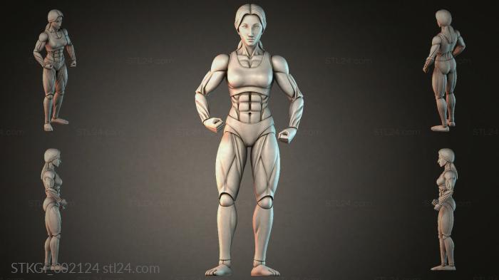 Statues of girls (STKGI_002124) 3D models for cnc