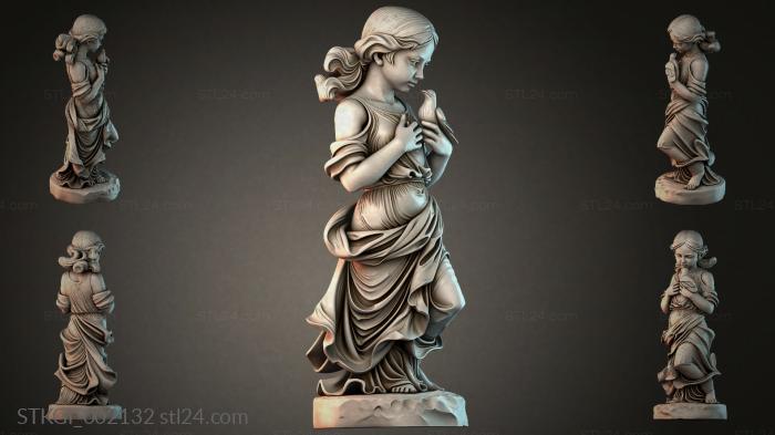 Statues of girls (STKGI_002132) 3D models for cnc