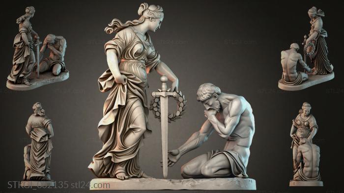 Statues of girls (STKGI_002135) 3D models for cnc