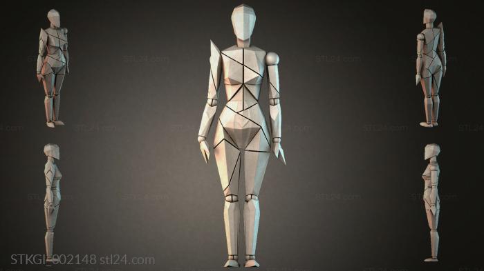 Statues of girls (STKGI_002148) 3D models for cnc