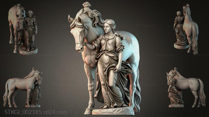 Statues of girls (STKGI_002185) 3D models for cnc