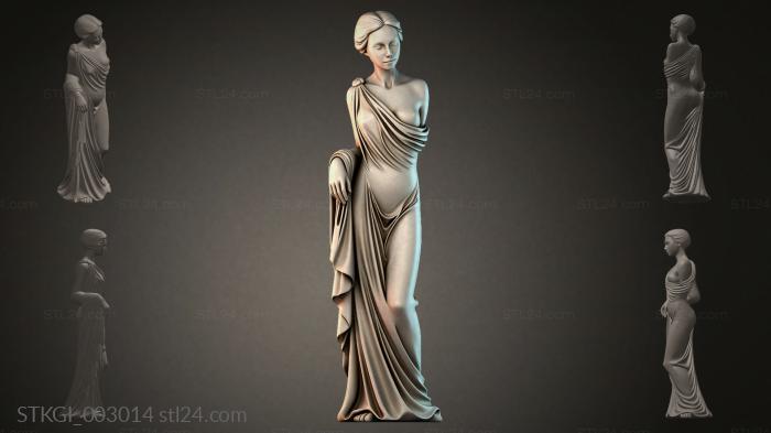 Statues of girls (STKGI_003014) 3D models for cnc