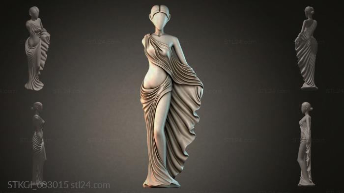 Statues of girls (STKGI_003015) 3D models for cnc