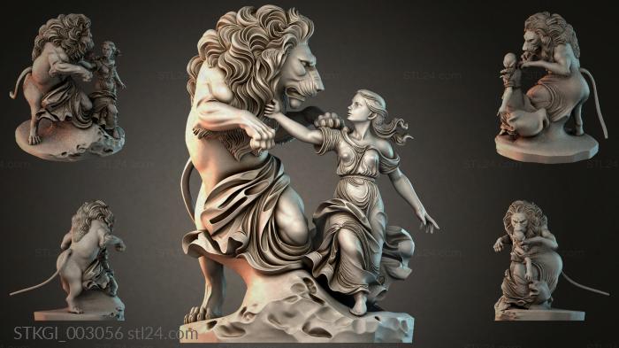 Statues of girls (STKGI_003056) 3D models for cnc