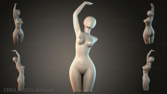 Statues of girls (STKGI_003241) 3D models for cnc