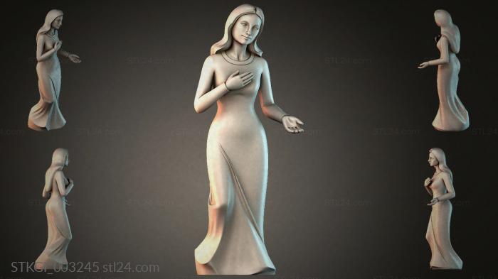Statues of girls (STKGI_003245) 3D models for cnc