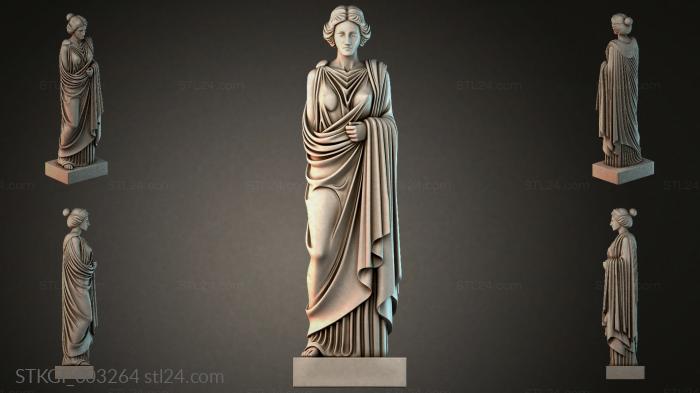 Statues of girls (STKGI_003264) 3D models for cnc