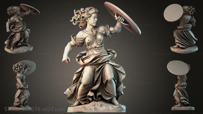 Statues of girls (STKGI_003276) 3D models for cnc