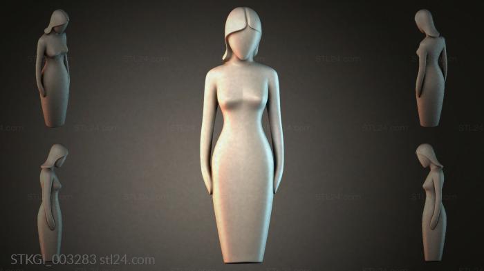 Statues of girls (STKGI_003283) 3D models for cnc