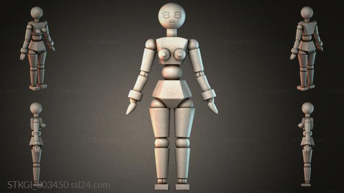 Statues of girls (STKGI_003450) 3D models for cnc
