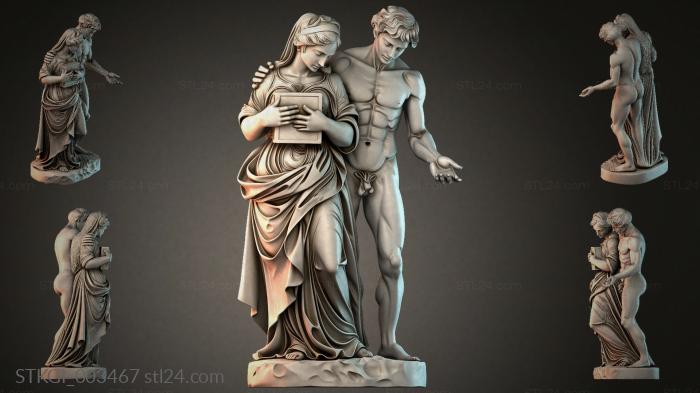 Statues of girls (STKGI_003467) 3D models for cnc
