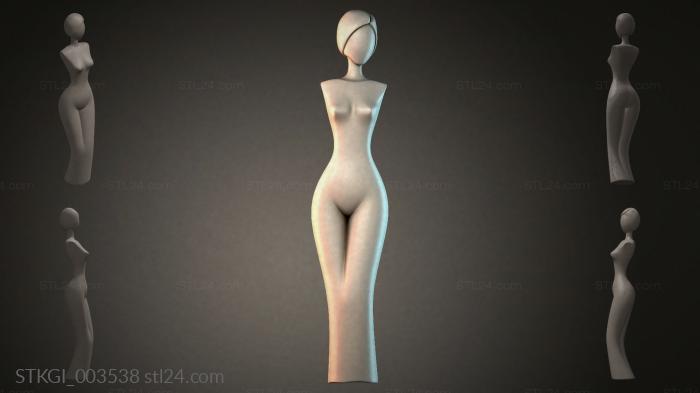 Statues of girls (STKGI_003538) 3D models for cnc
