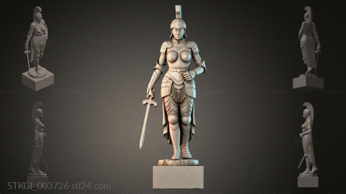 Statues of girls (STKGI_003726) 3D models for cnc