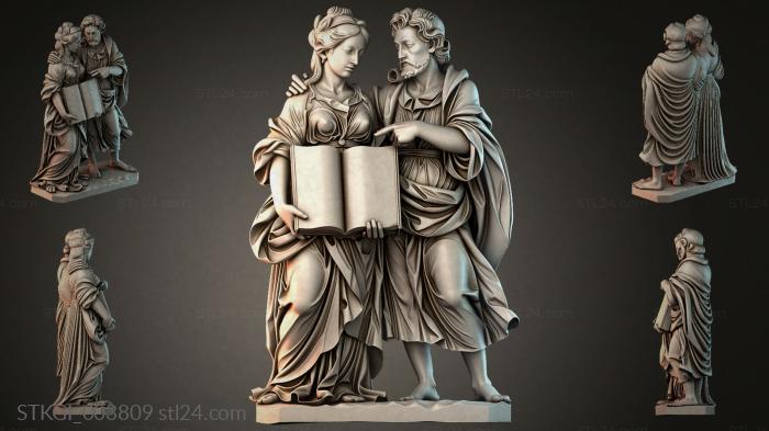 Statues of girls (STKGI_003809) 3D models for cnc