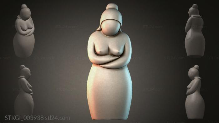 Statues of girls (STKGI_003938) 3D models for cnc