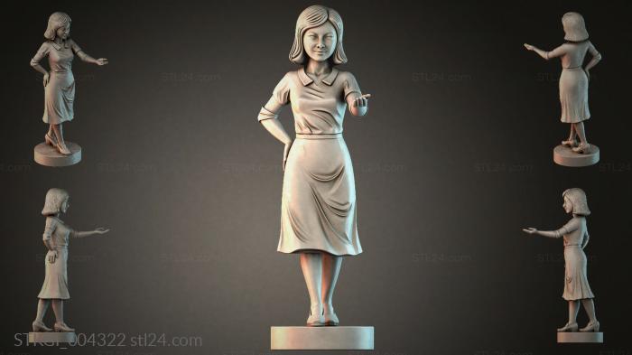 Statues of girls (STKGI_004322) 3D models for cnc
