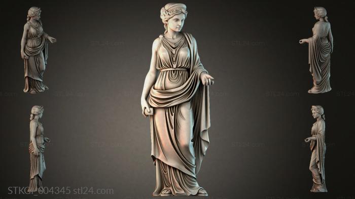 Statues of girls (STKGI_004345) 3D models for cnc