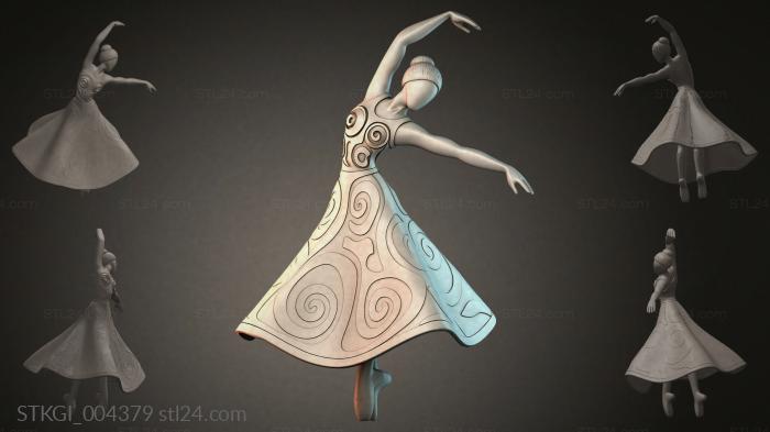 Statues of girls (STKGI_004379) 3D models for cnc