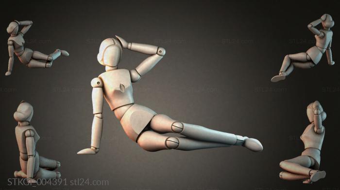 Statues of girls (STKGI_004391) 3D models for cnc