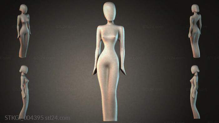 Statues of girls (STKGI_004395) 3D models for cnc