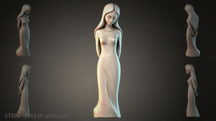 Statues of girls (STKGI_004439) 3D models for cnc