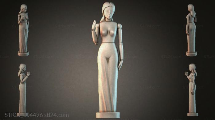 Statues of girls (STKGI_004496) 3D models for cnc