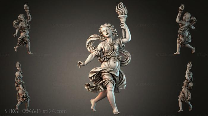 Statues of girls (STKGI_004681) 3D models for cnc