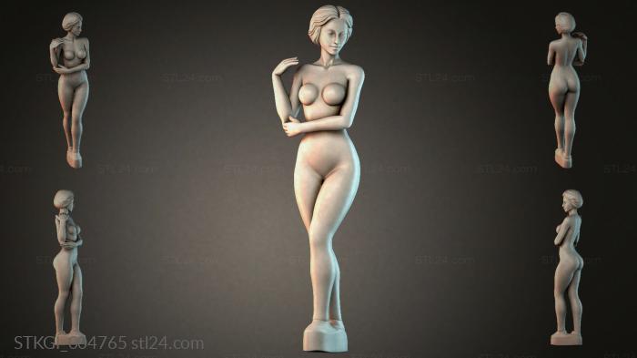 Statues of girls (STKGI_004765) 3D models for cnc