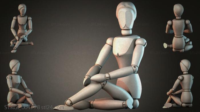 Statues of girls (STKGI_004778) 3D models for cnc