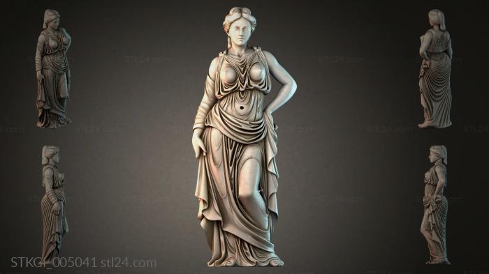 Statues of girls (STKGI_005041) 3D models for cnc