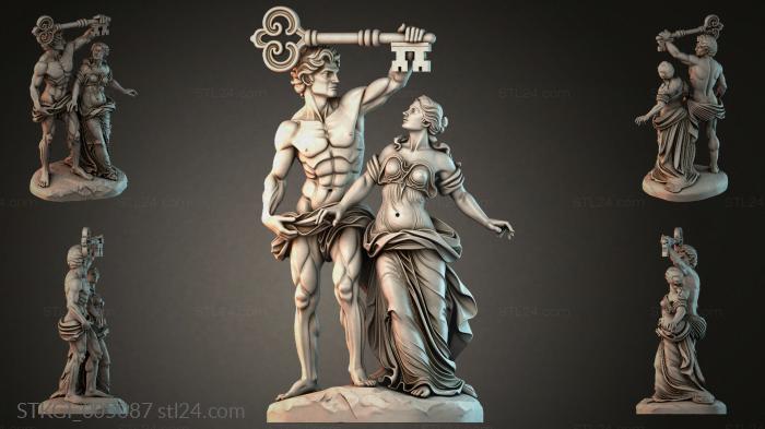 Statues of girls (STKGI_005087) 3D models for cnc