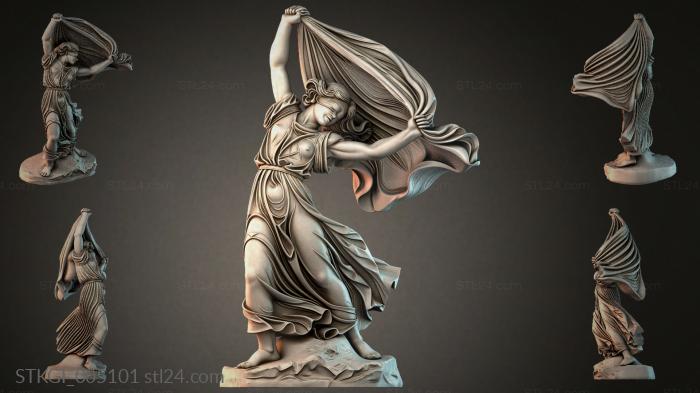 Statues of girls (STKGI_005101) 3D models for cnc