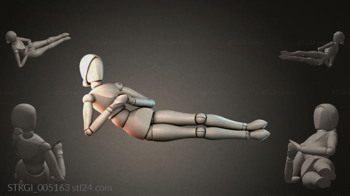 Statues of girls (STKGI_005163) 3D models for cnc