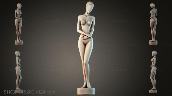 Statues of girls (STKGI_005200) 3D models for cnc