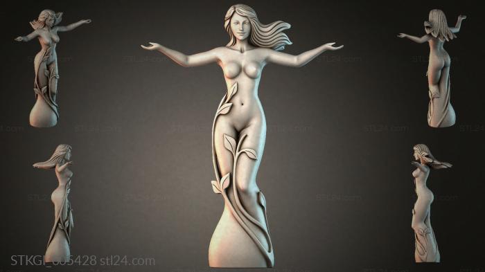 Statues of girls (STKGI_005428) 3D models for cnc