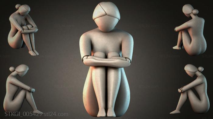 Statues of girls (STKGI_005429) 3D models for cnc