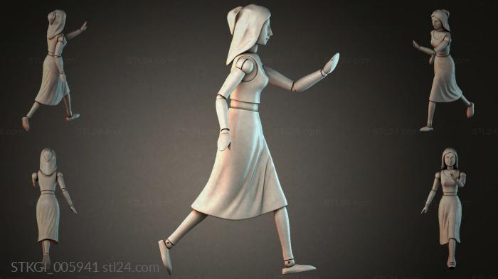 Statues of girls (STKGI_005941) 3D models for cnc